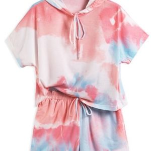 2 piece tie dye